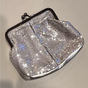 Ragg | women’s sequin embellished kissy lock purse